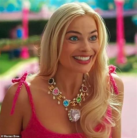 chanel barbie necklace movie|margot robbie barbie necklace.